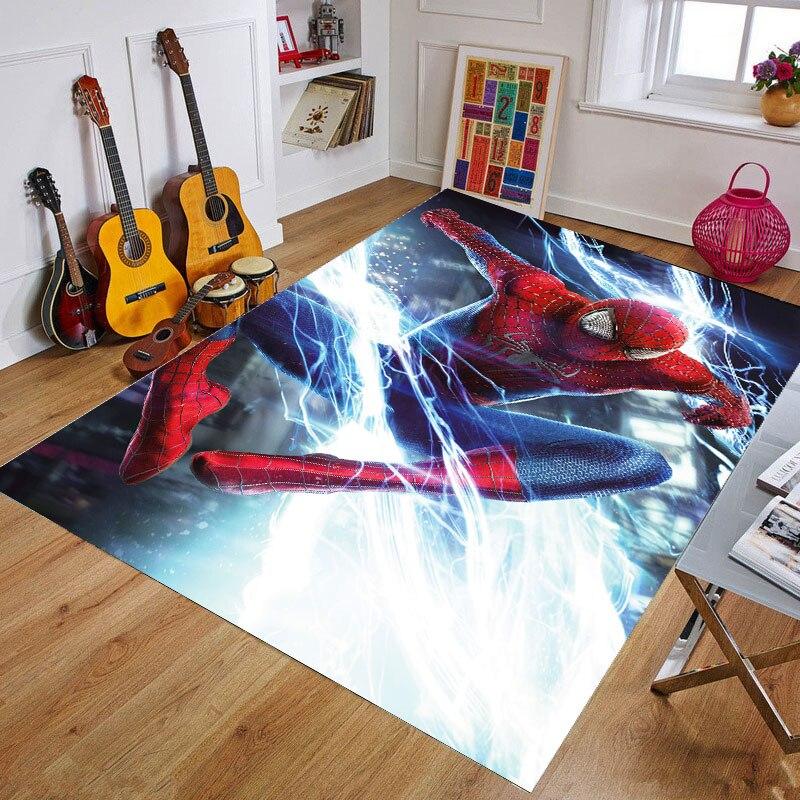 DSN-2365 Tapis de sol Spiderman imprimé Disney pour enfants pour