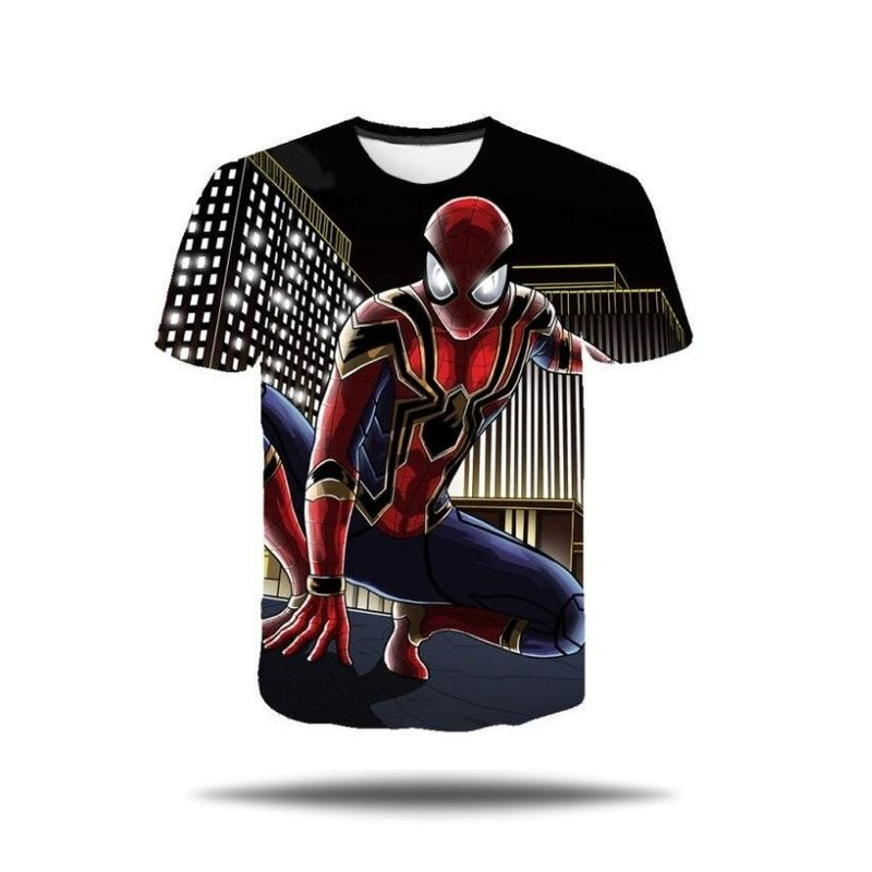 T Shirt Spiderman Iron Man