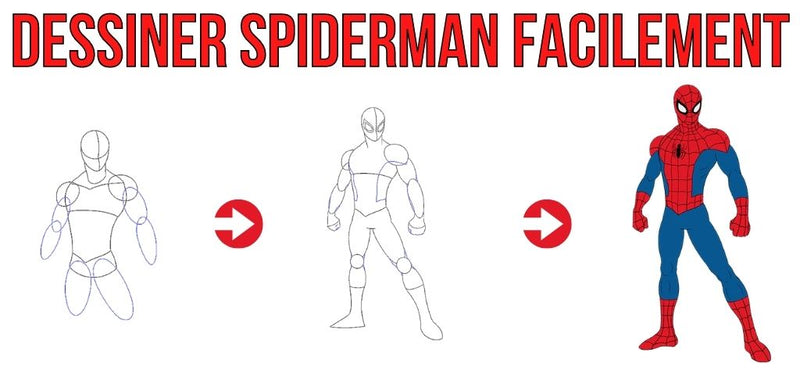 Comment Dessiner Spiderman tape Par tape Boutique Spiderman comment-dessiner-spiderman-tape-par-tape-boutique-spiderman