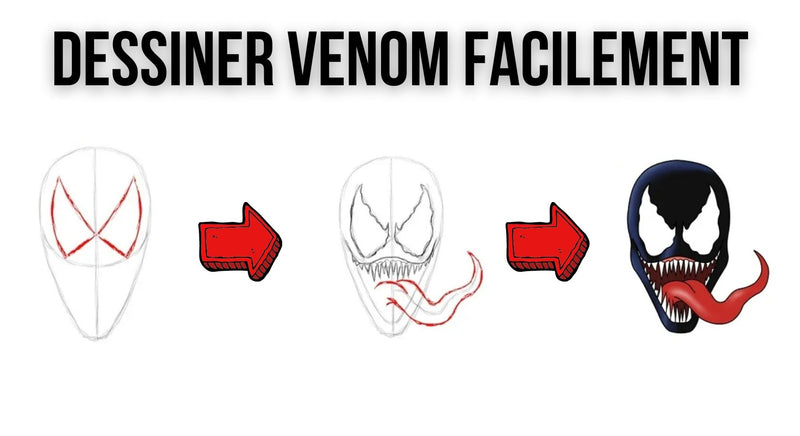 Comment dessiner Venom facilement ?