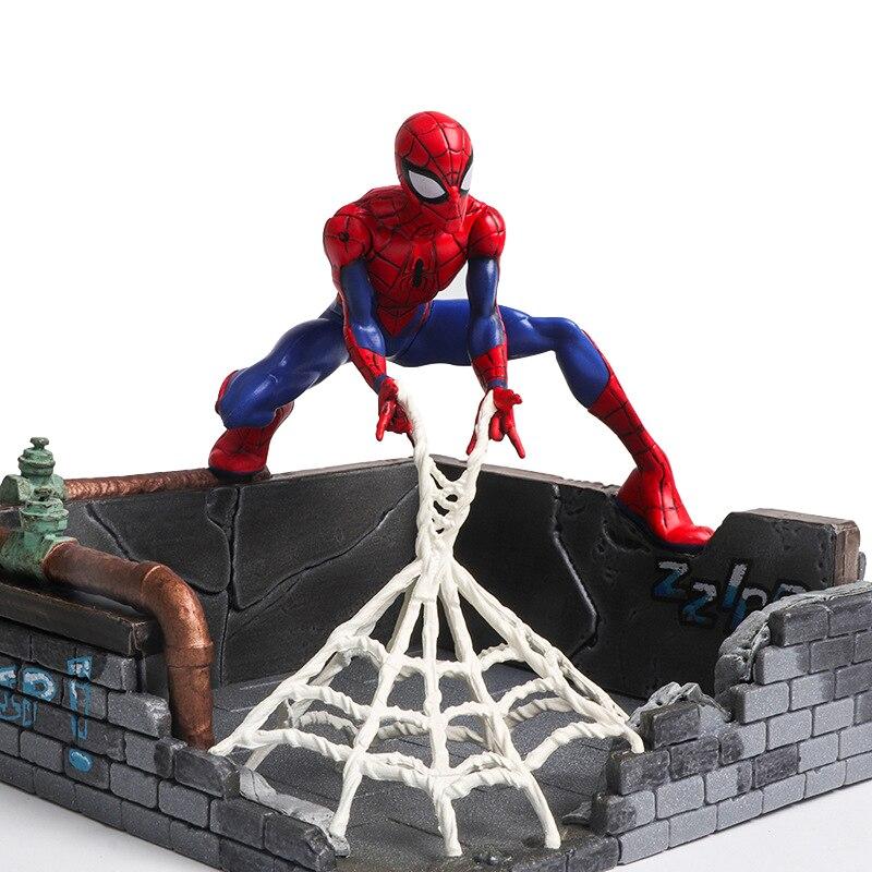 Figurine Spiderman Lance Toile