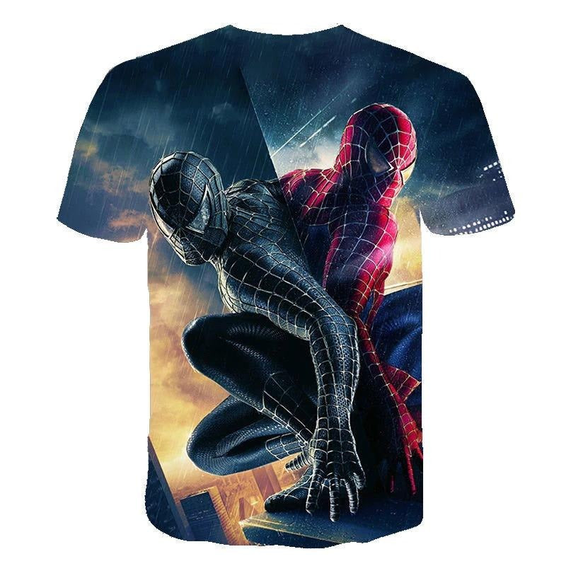 T Shirt Spiderman Noir