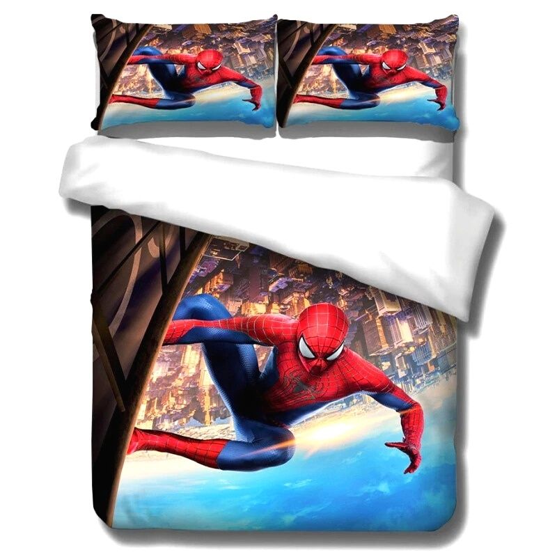 Housse-de-Couette-Spiderman-rouge