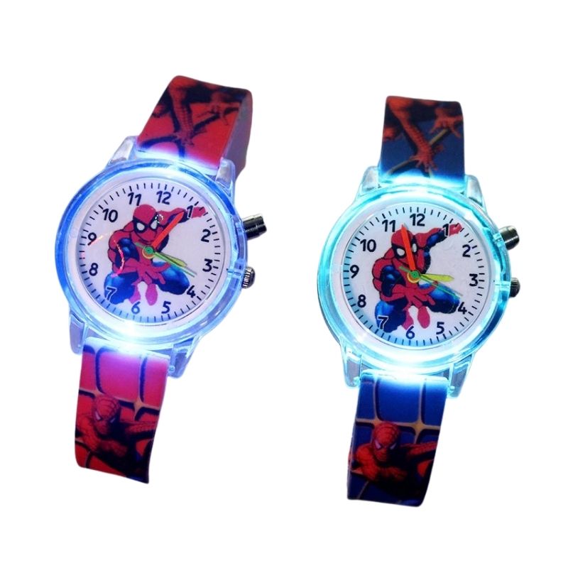 Montre-Spiderman-Lumiere