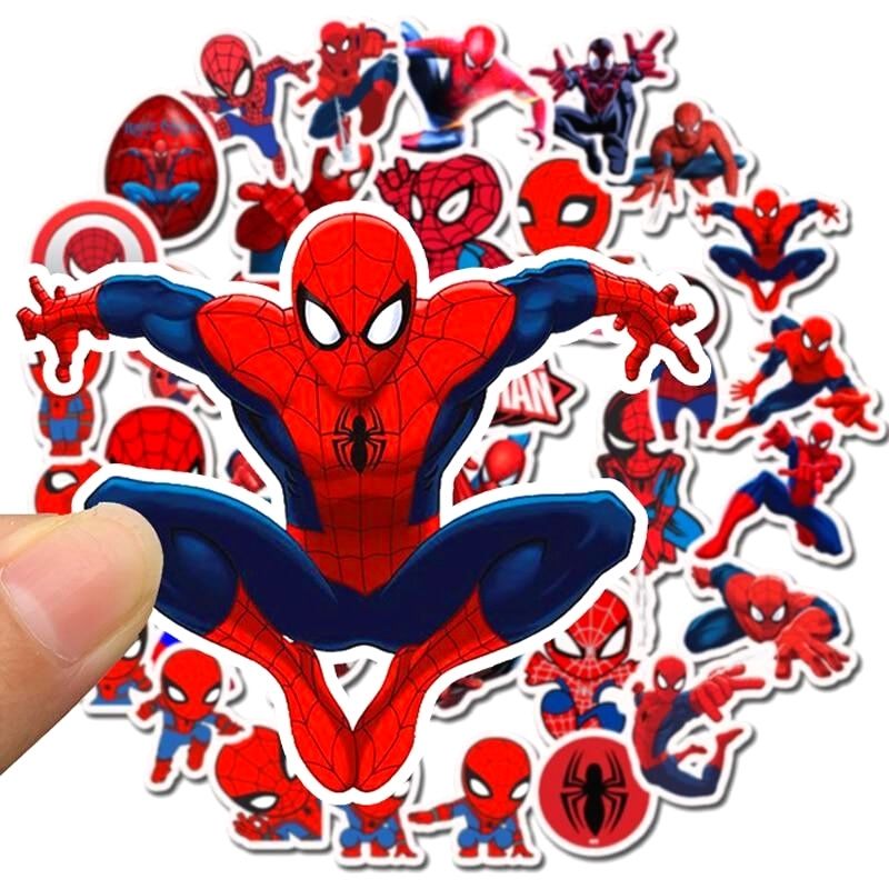 Stickers-Moto-Spiderman