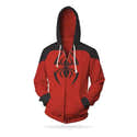 Sweat-shirt à Capuche Marvel Spider-Man Garçon - Imprimé Grand Format - Gris Foncé - 100% Coton - Pyjama Ou Tenue Décontractée - 6