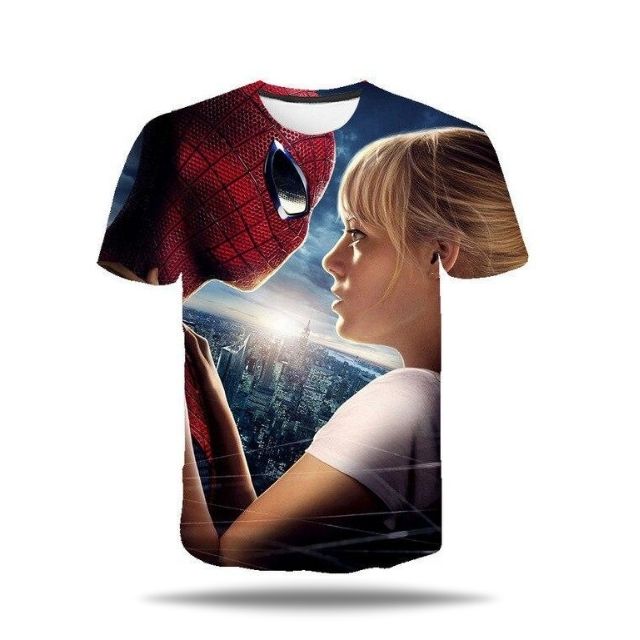 T Shirt Spiderman et Gwen