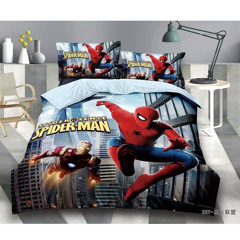 Housse de Couette Spiderman Avengers