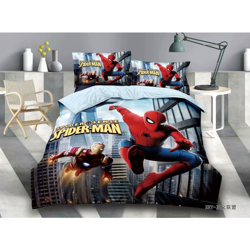 Housse de Couette Spiderman Avengers