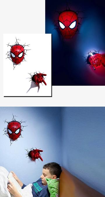 Lampe Murale Spiderman