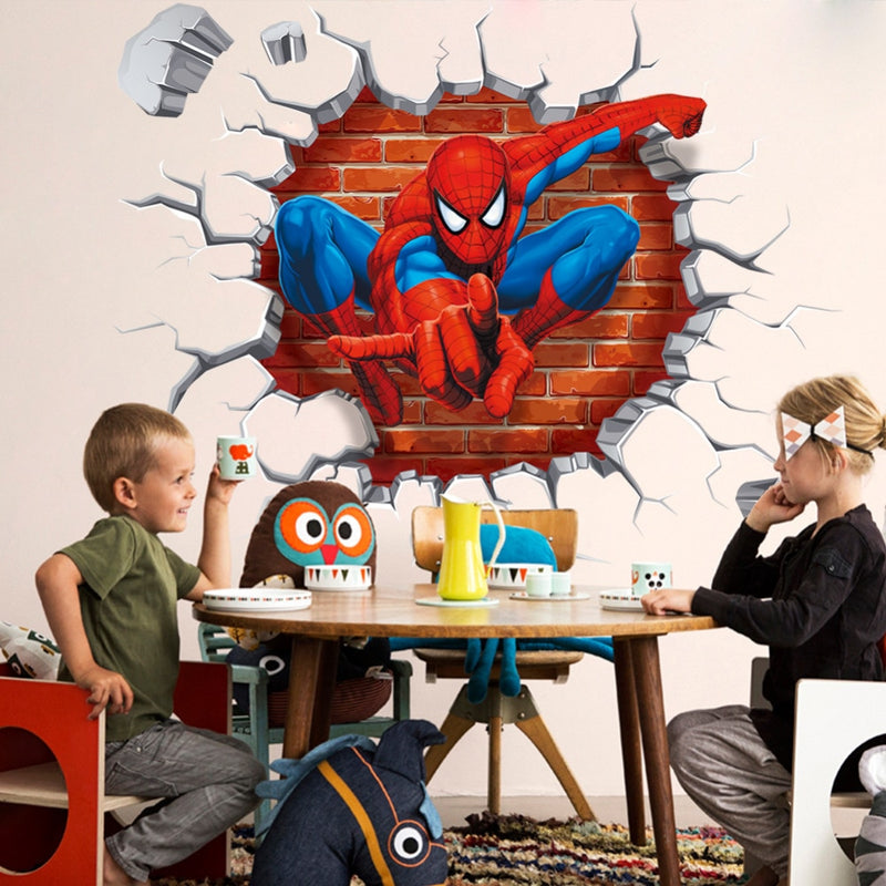 Stickers Chambre Spiderman