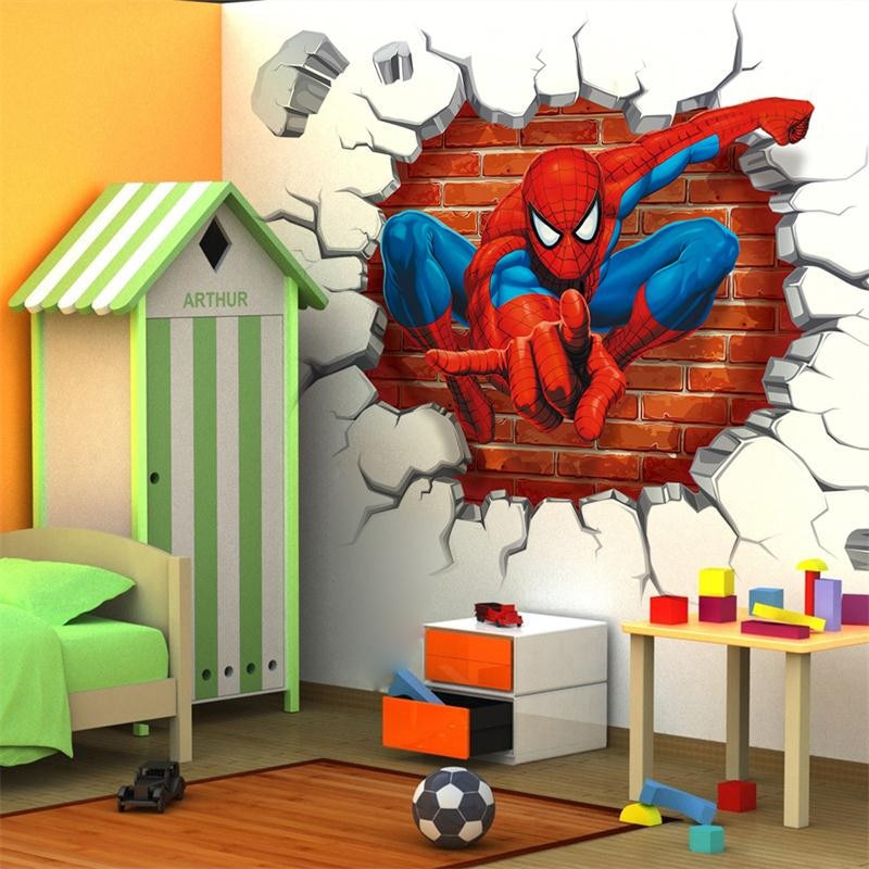 Stickers Chambre Spiderman