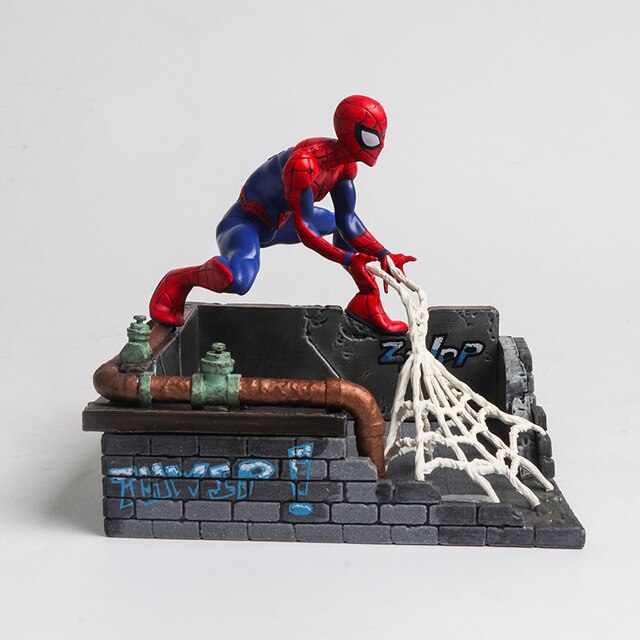 Figurine Spiderman Lance Toile