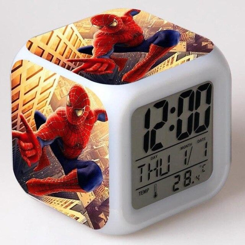 Réveil Veilleuse Spiderman